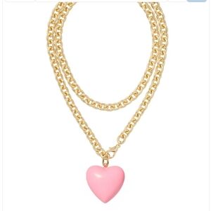 Roxanne Assoulin The Big Puffy Heart Charm Necklace